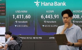 코스피 5.8% 급락해 6471 마감…외국인 3조원대 순매도